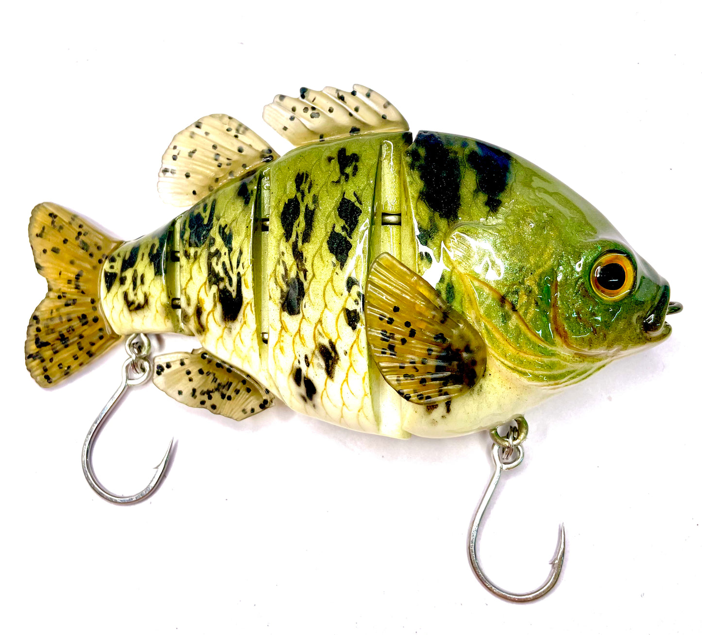 Four piece crappie swim-bait