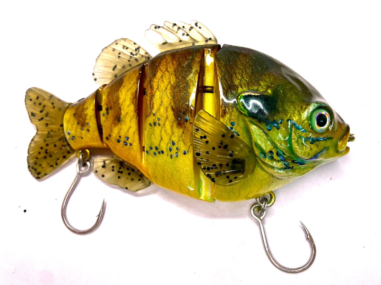 Four piece crappie swim-bait