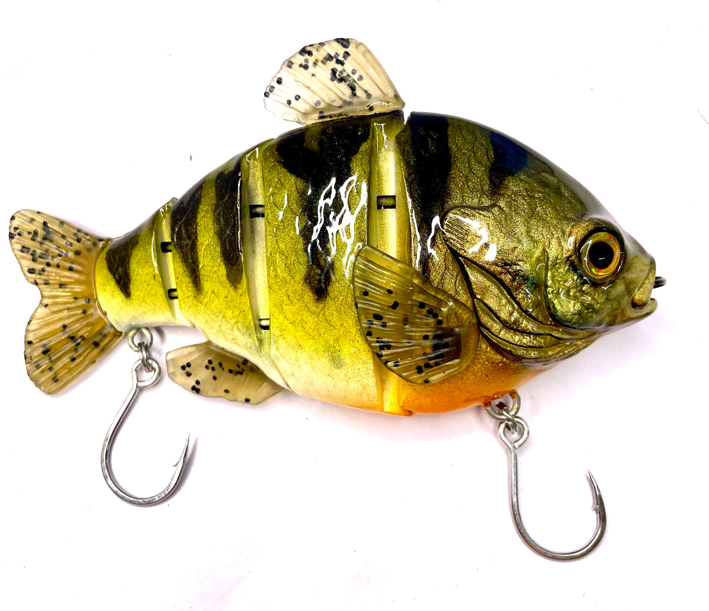 Four piece crappie swim-bait