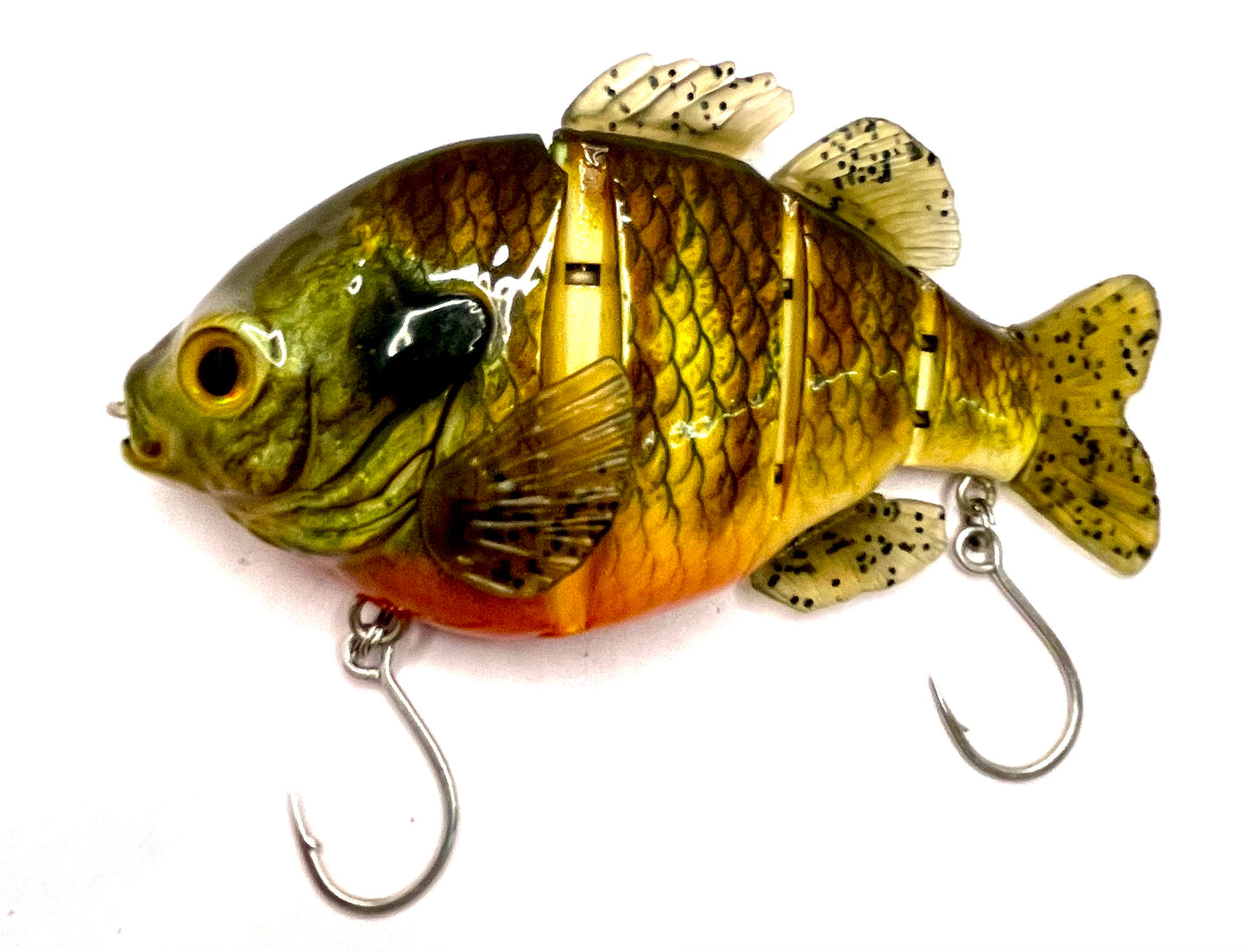 Four piece crappie swim-bait