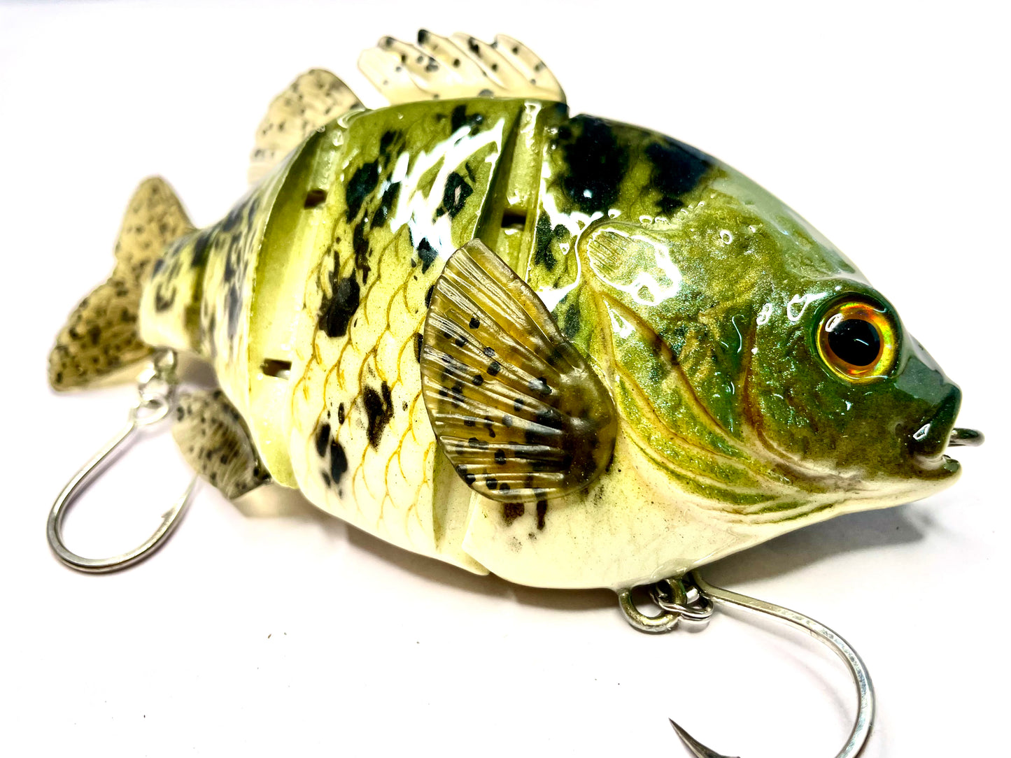 Four piece crappie swim-bait
