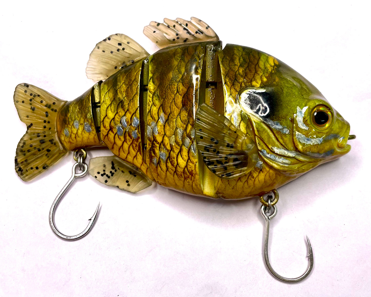 Four piece crappie swim-bait