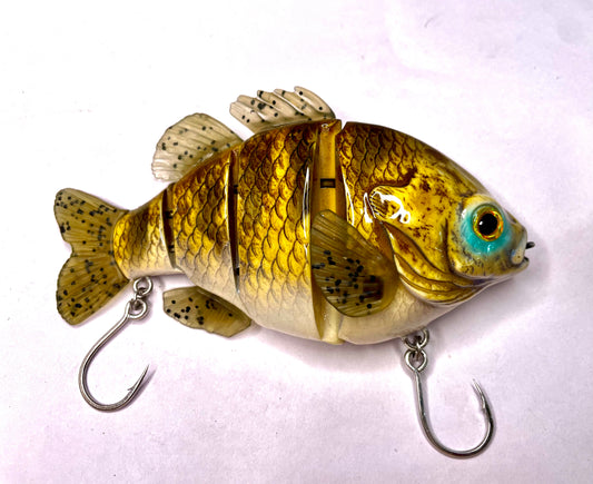 Four piece crappie swim-bait
